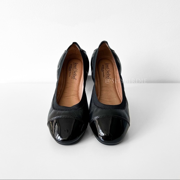 NEW Josef Siebel Pippa Cap Toe Ballerina Flats - Picture 7 of 7
